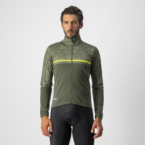 Castelli Finestre Jacket - Military Green/Light Military-Chartrose (Grösse: M) von Castelli