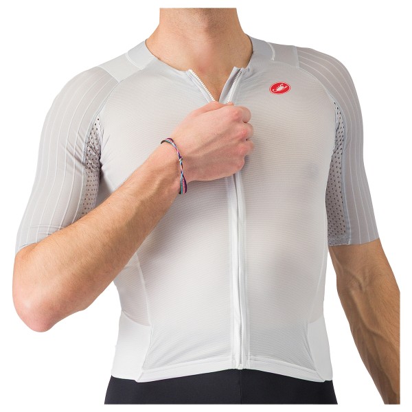 Castelli - Free Sanremo Tri Suit S/S - Veloeinteiler Gr XL grau von Castelli