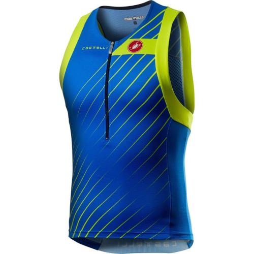 Castelli Free Tri Top - Drive Blue (Grösse: L) von Castelli