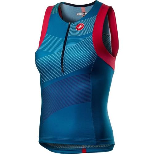 Castelli Free W Tri Singlet - Marine Blue Multicolor (Grösse: S) von Castelli