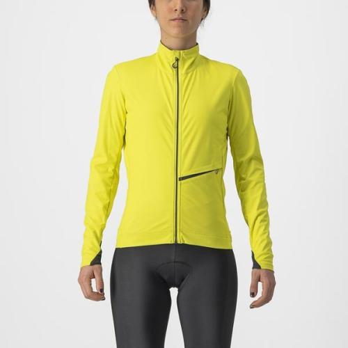 Castelli Go W Jacket - Brilliant Yellow/Dark Gray (Grösse: M) von Castelli