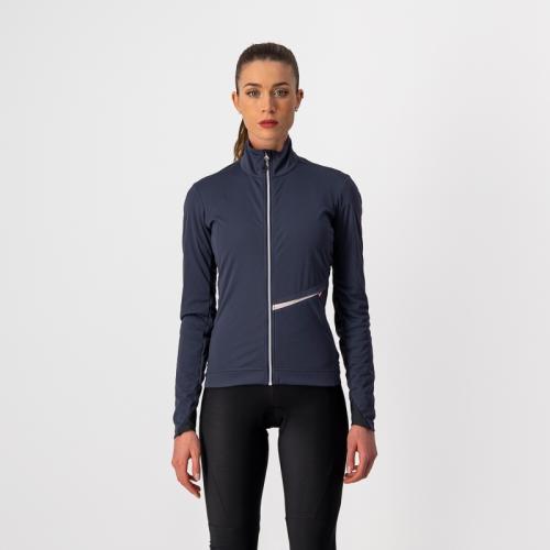 Castelli Go W Jacket - Dark Steel Blue/Soft Pink (Grösse: M) von Castelli