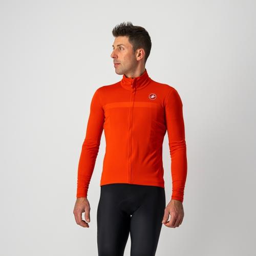 Castelli Goccia Jacket - Fiery Red (Grösse: L) von Castelli