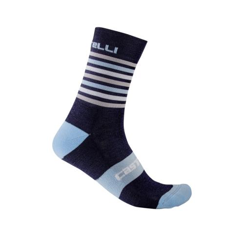 Castelli Gregge 15 Sock - Savile Blue/Dusk Blue (Grösse: L-XL) von Castelli