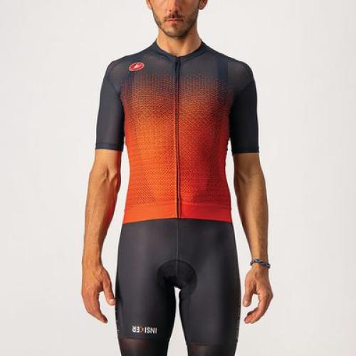 Castelli Insider Jersey - Fiery Red/Savile Blue (Grösse: XS) von Castelli