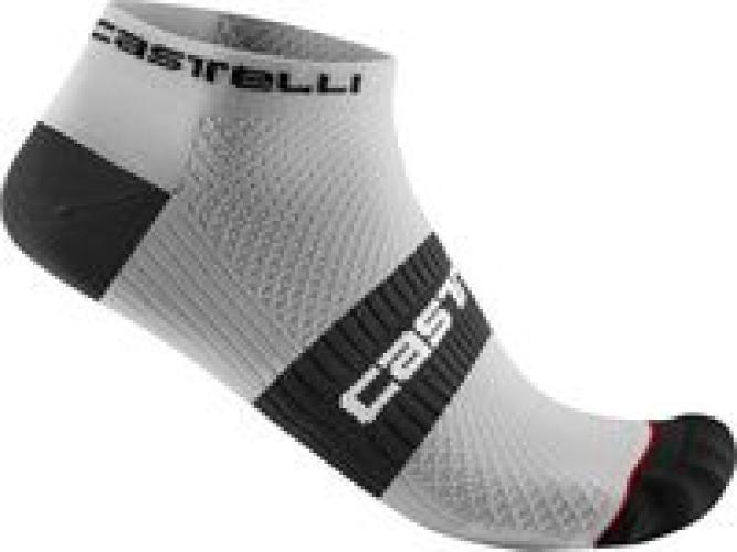 Castelli Lowboy 2 Socks - White/Black (Grösse: 2XL) von Castelli