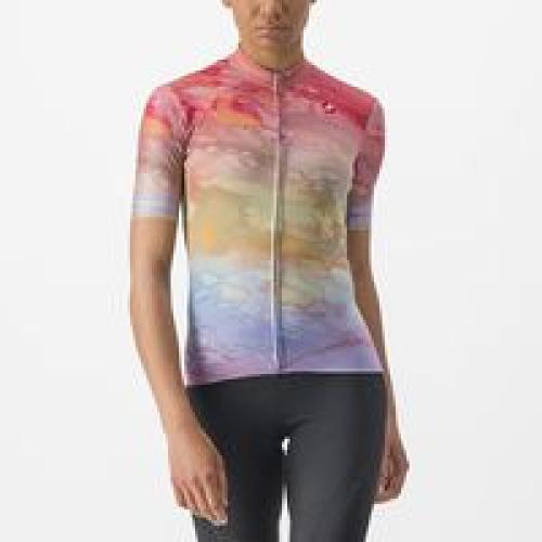 Castelli Marmo Jersey - Multicolor Violet Mist (Grösse: L) von Castelli