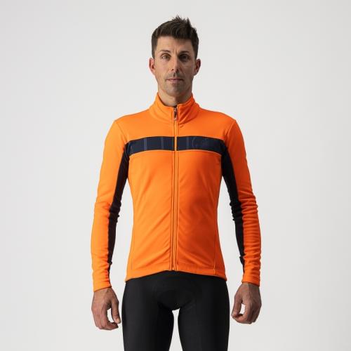 Castelli Mortirolo VI Jacket - Orange (Grösse: M) von Castelli