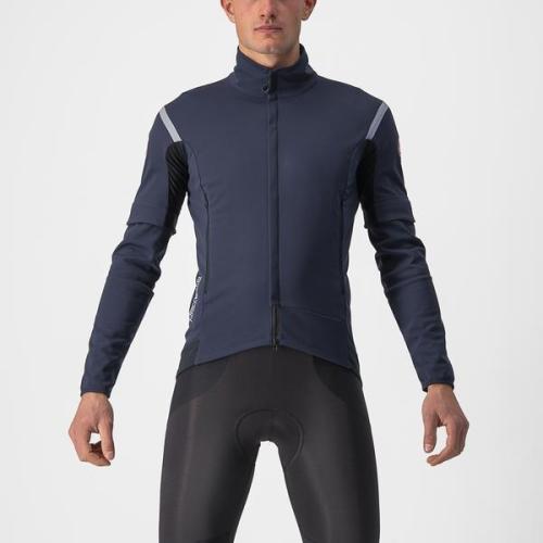 Castelli Perfetto RoS 2 Convertible Jacket - Savile Blue/Silver Gray (Grösse: XS) von Castelli