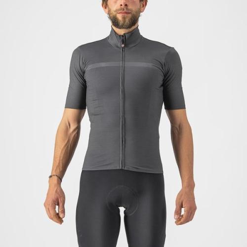 Castelli Pro Thermal Mid SS Jersey - Dark Gray (Grösse: 2XL) von Castelli