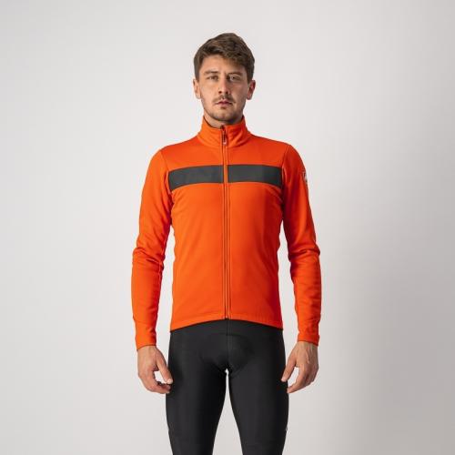 Castelli Raddoppia 3 Jacket - Fiery Red/Black Reflex (Grösse: 2XL) von Castelli