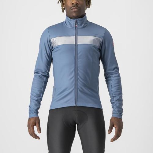 Castelli Raddoppia 3 Jacket - Steel Blue/Blue Reflex (Grösse: M) von Castelli