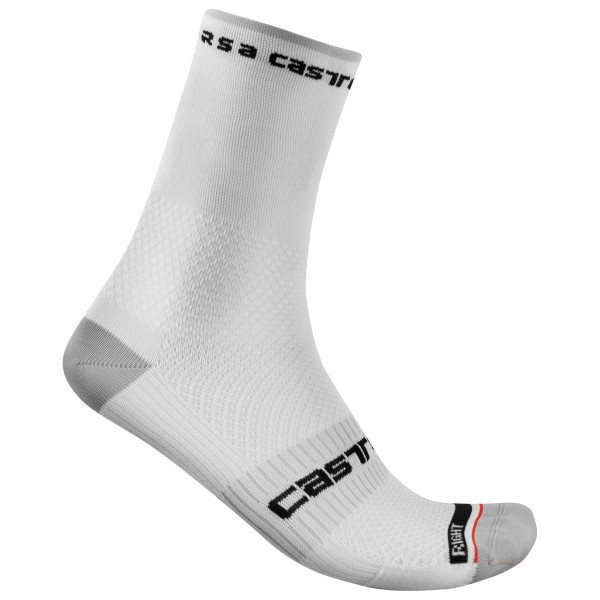 Castelli - Rosso Corsa Pro 15 Sock - Velosocken Gr XXL grau von Castelli