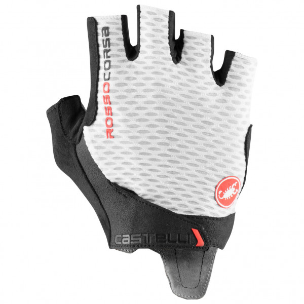 Castelli - Rosso Corsa Pro V Glove - Handschuhe Gr M grau von Castelli