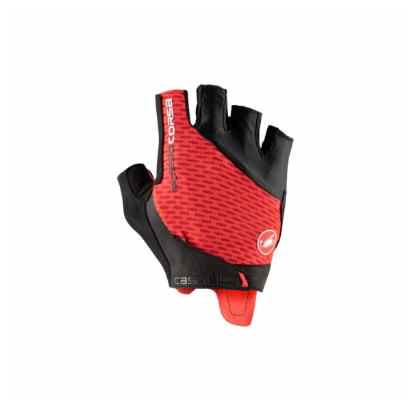 Castelli - Rosso Corsa Pro V Glove - Handschuhe Gr XL rot von Castelli