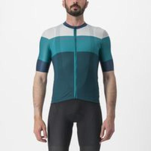 Castelli Sezione Jersey - Deep Teal/Quetzal Green (Grösse: M) von Castelli
