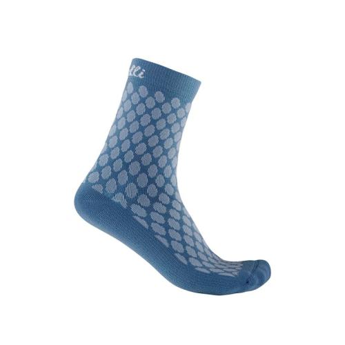 Castelli Sfida 13 Sock - Dark Steel Blue/Light Steel Blue (Grösse: S-M) von Castelli