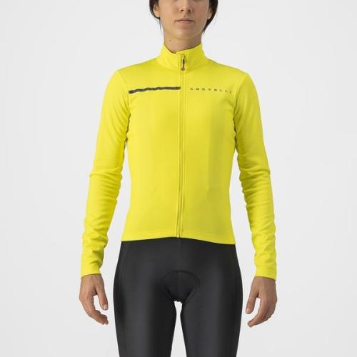 Castelli Sinergia 2 Jersey FZ - Brilliant Yellow/Dark Gray (Grösse: XL) von Castelli