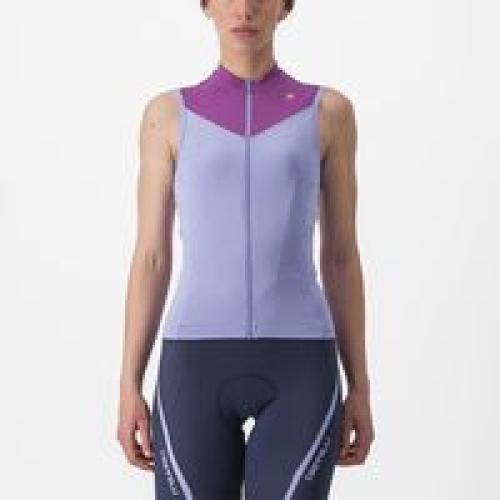 Castelli Solaris Sleeveless Jersey - Violet Mist/Amethyst (Grösse: S) von Castelli