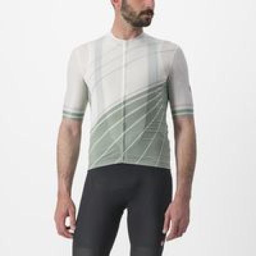 Castelli Speed Strada Jersey - Ivory/Defender Green (Grösse: L) von Castelli
