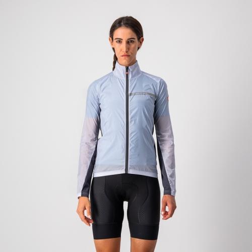 Castelli Squadra Stretch W Jacket - Silver Gray/Dark Gray (Grösse: L) von Castelli