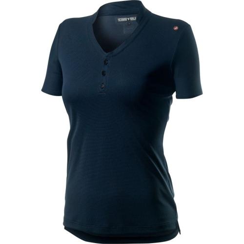 Castelli Tech W Polo - Dark Infinity Blue (Grösse: XS) von Castelli