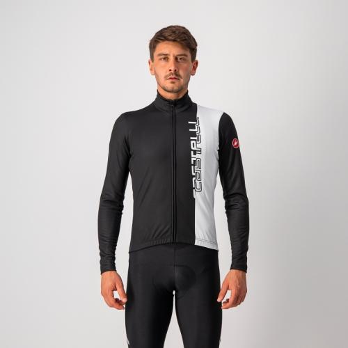 Castelli Traguardo Jersey FZ - Light Black/White (Grösse: S) von Castelli