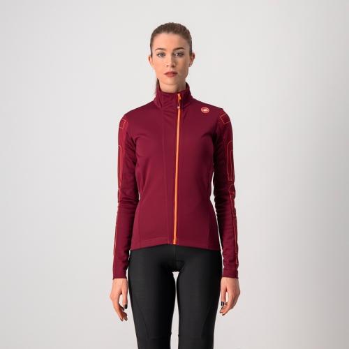 Castelli Transition W Jacket - Bordeaux/Brilliant Pink (Grösse: S) von Castelli