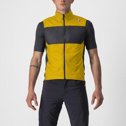 Castelli Unlimited Puffy Vest - Goldenrod/Dark Gray (Grösse: 2XL) von Castelli