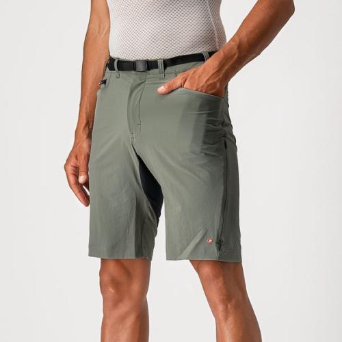 Castelli Unlimited Trail Baggy Short - Forest Gray (Grösse: 2XL) von Castelli