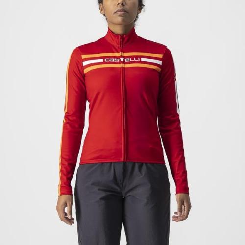 Castelli Unlimited W Thermal Jersey - Dark Red (Grösse: S) von Castelli
