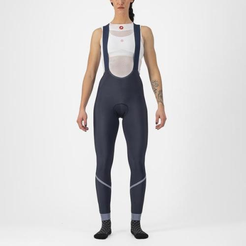 Castelli Velocissima DT Bibtight - Savile Blue/Silver-Silver Reflex (Grösse: S) von Castelli