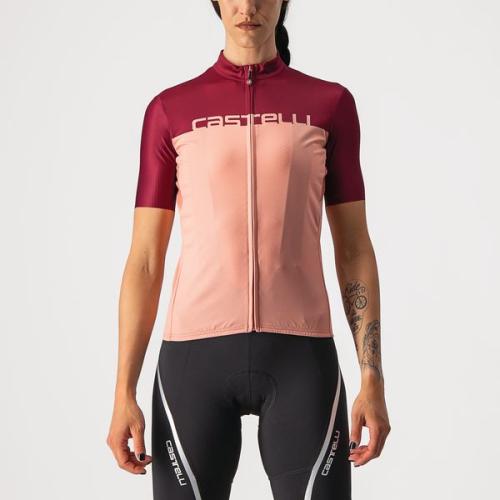 Castelli Velocissima Jersey - Blush/Bordeaux (Grösse: L) von Castelli