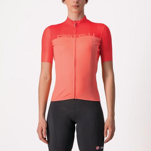 Castelli Velocissima Jersey - Coral Flash/Brilliant Pink (Grösse: XL) von Castelli