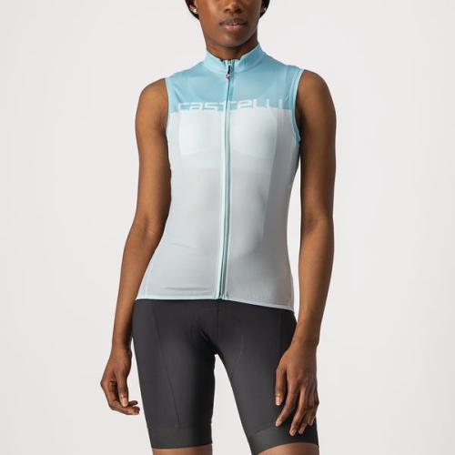 Castelli Velocissima Sleeveless - Light Acqua/Skylight (Grösse: L) von Castelli