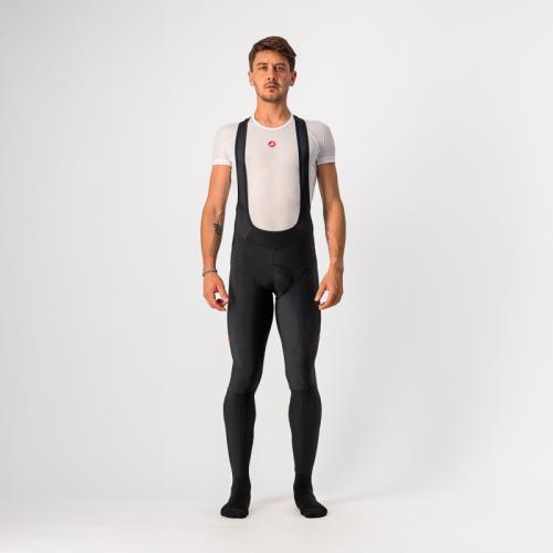 Castelli Velocissimo 5 Bibtight - Black/Red Reflex (Grösse: 3XL) von Castelli