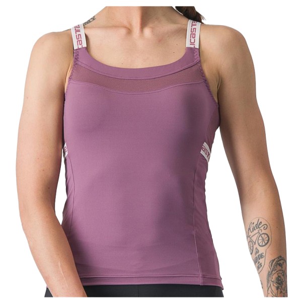 Castelli - Women's Bavette - Velo Singlet Gr L lila von Castelli