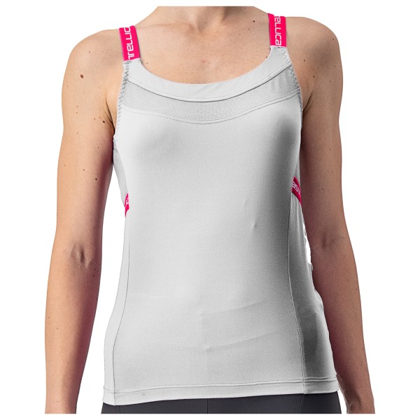 Castelli - Women's Bavette - Velo Singlet Gr M grau von Castelli