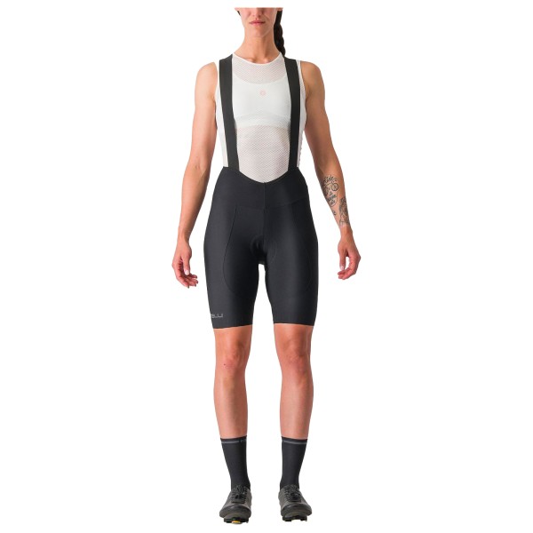 Castelli - Women's Espresso DT Bibshort - Velohose Gr M grau von Castelli