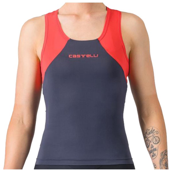 Castelli - Women's Sole Top - Velo Singlet Gr L;M;S;XL;XS blau;bunt Castelli - Women's Sole Top - Velo Singlet Gr L;M;S;XL;XS blau;bunt von Castelli