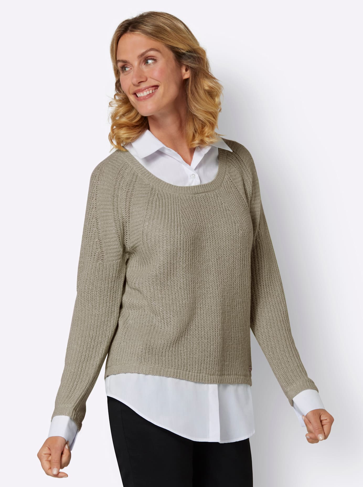 Casual Looks 2-in-1-Pullover »2-in-1-Pullover« von Casual Looks