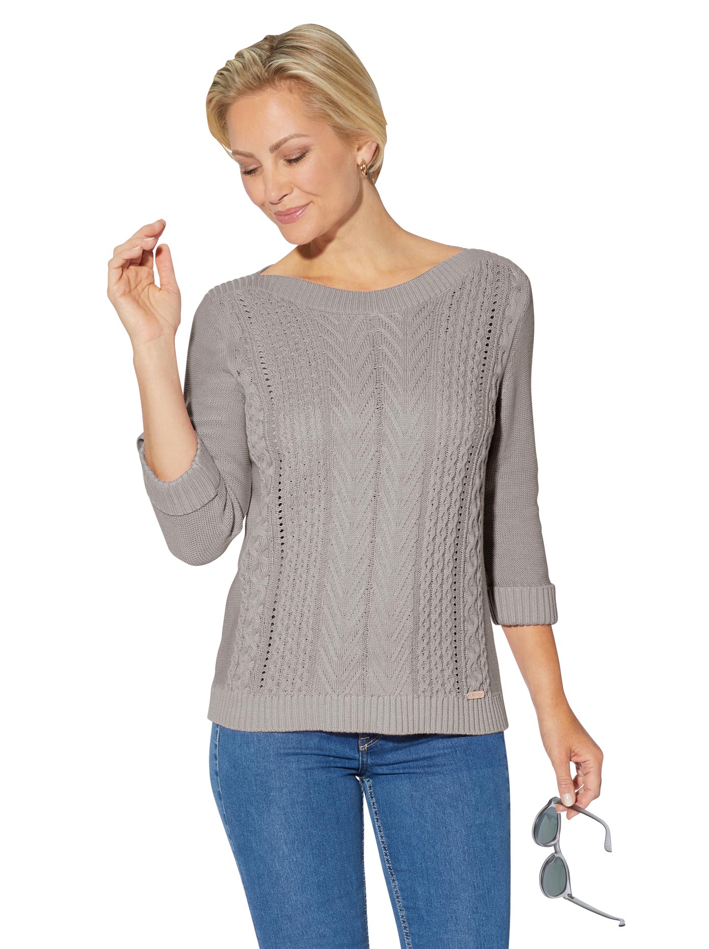 Casual Looks 3/4 Arm-Pullover »Pullover« von Casual Looks