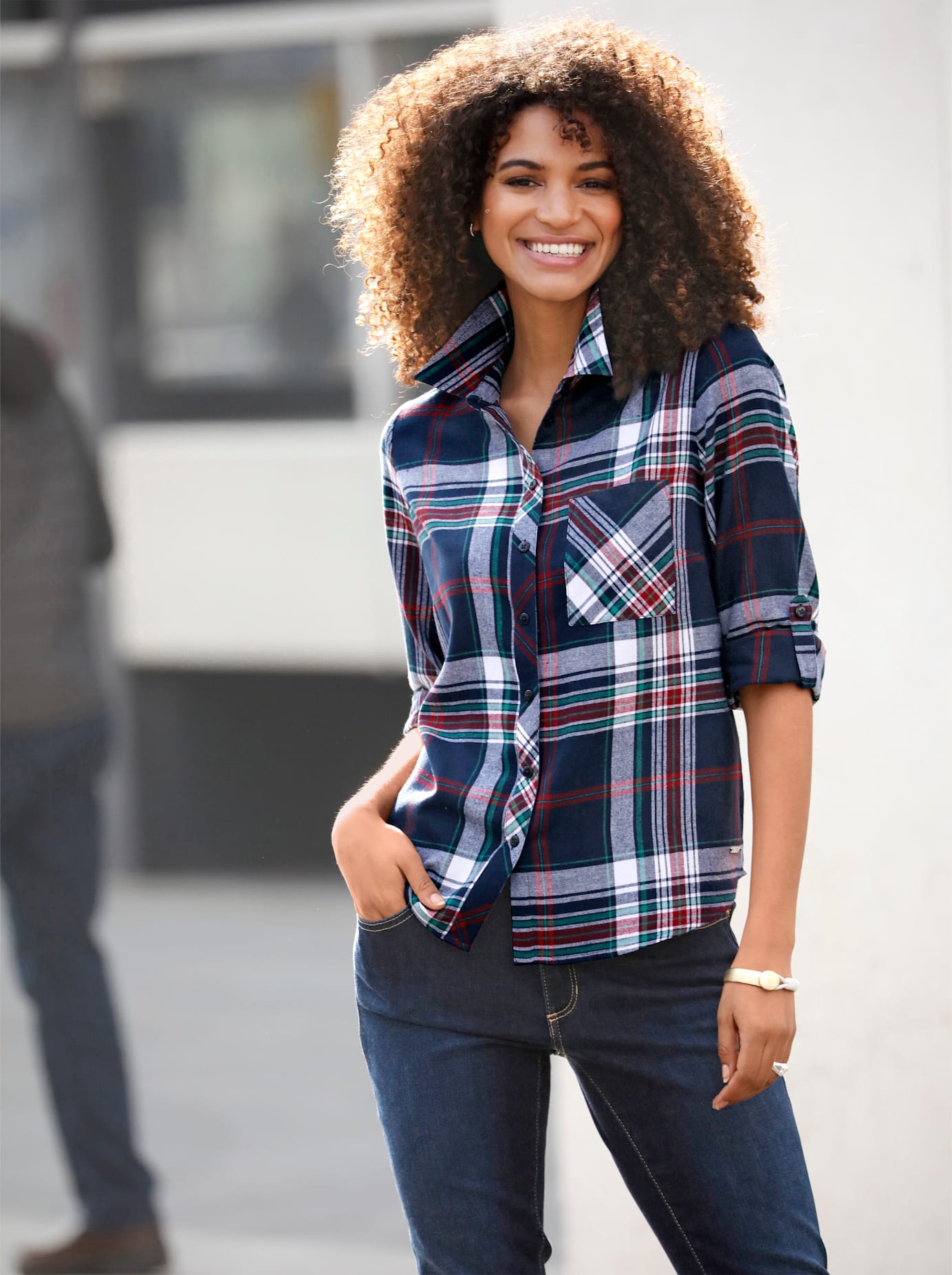 Casual Looks Flanellbluse von Casual Looks