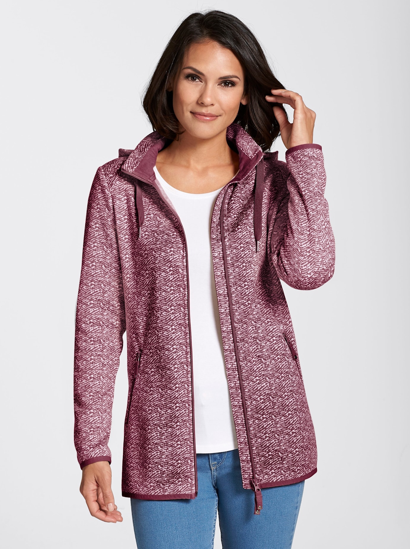 Casual Looks Kapuzenfleecejacke Casual Looks Kapuzenfleecejacke von Casual Looks