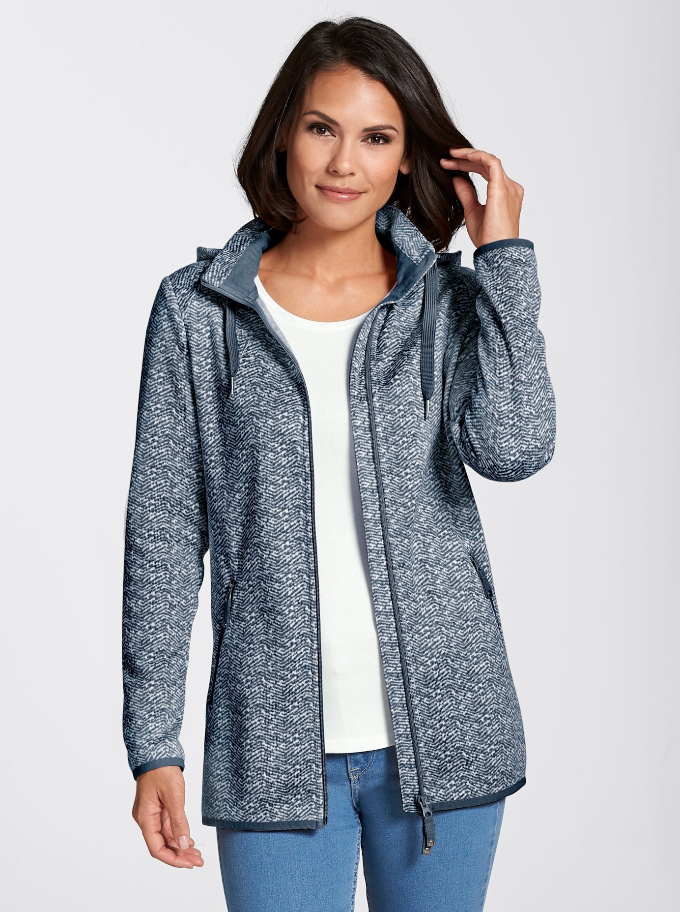 Casual Looks Kapuzenfleecejacke Casual Looks Kapuzenfleecejacke von Casual Looks