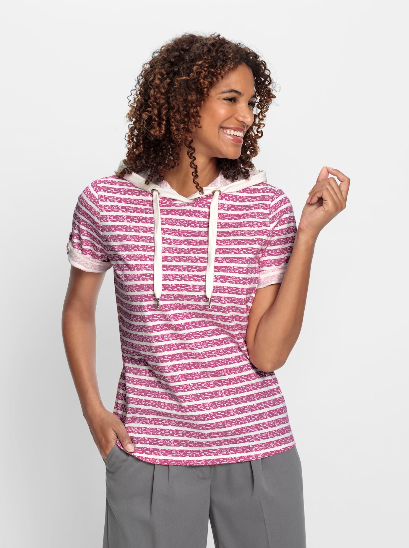 Casual Looks Kapuzenshirt »Kapuzen-Shirt«, (1 tlg.) von Casual Looks