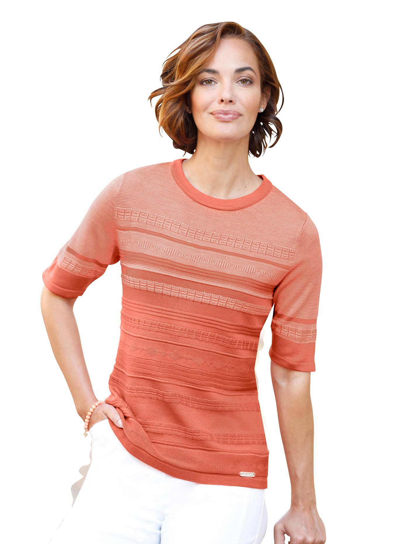 Casual Looks Kurzarmpullover »Pullover« von Casual Looks