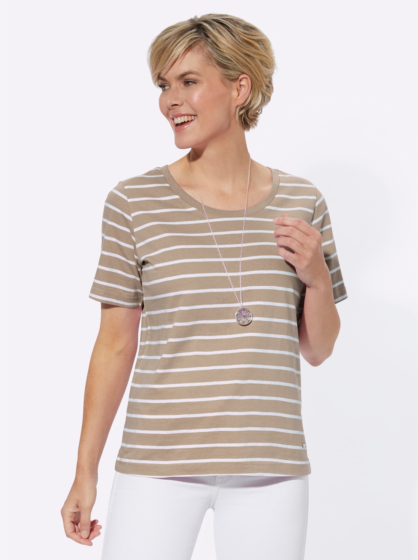 Casual Looks Kurzarmshirt »Ringelshirt«, (1 tlg.) von Casual Looks