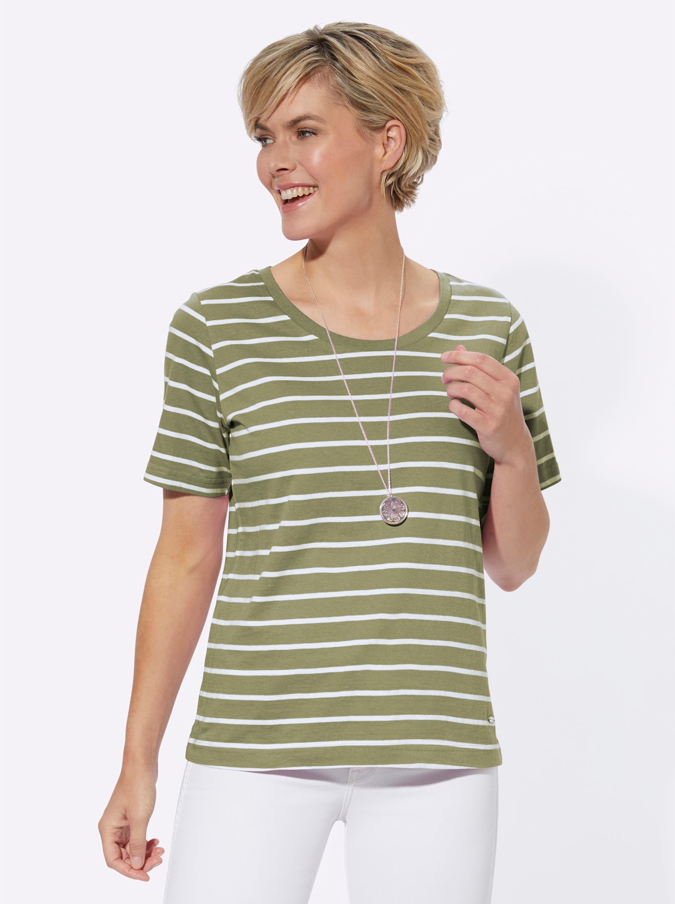 Casual Looks Kurzarmshirt »Ringelshirt«, (1 tlg.) von Casual Looks