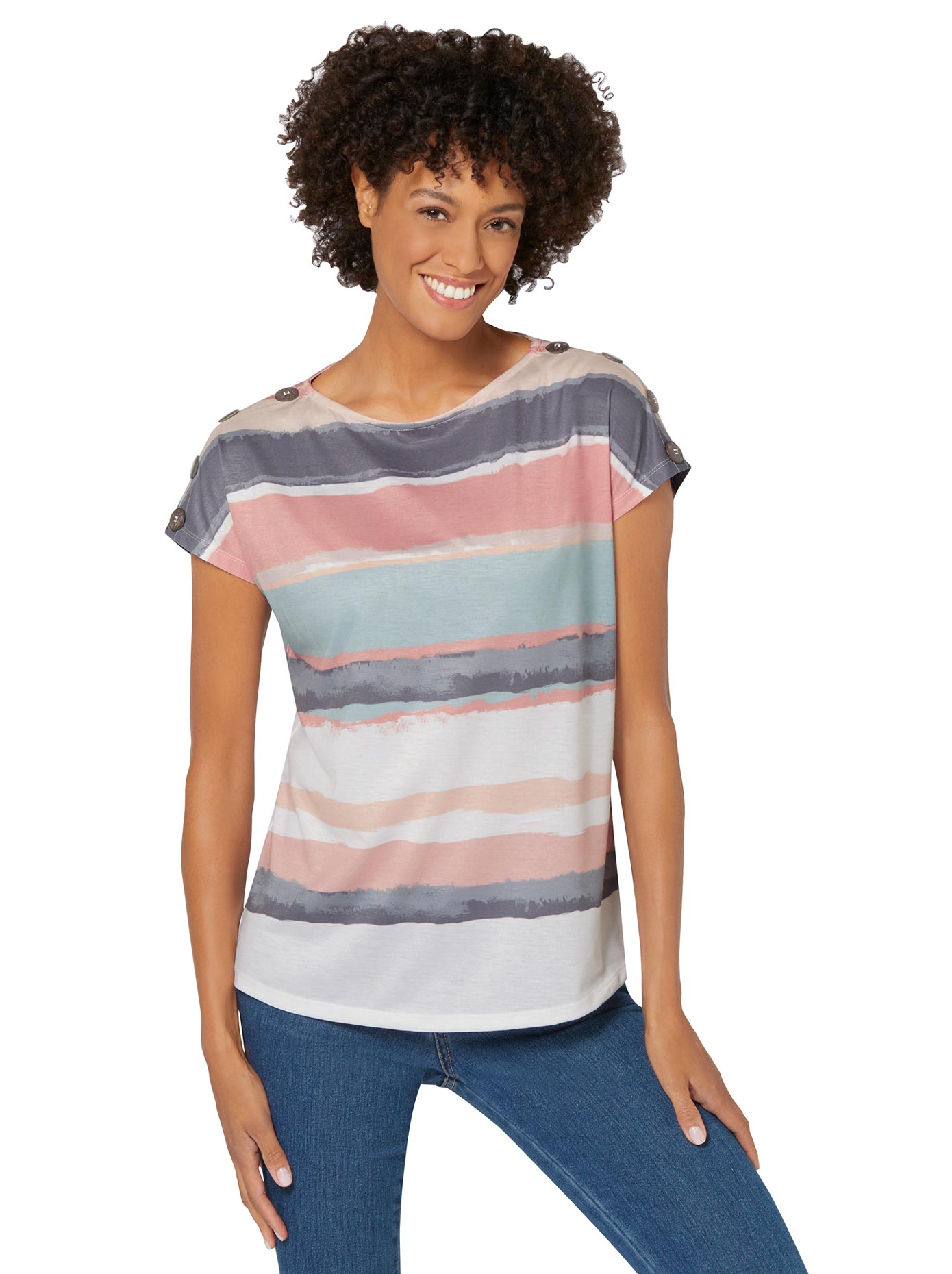 Casual Looks Kurzarmshirt »Shirt«, (1 tlg.) von Casual Looks